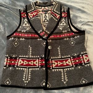 Vintage Pendleton wool vest